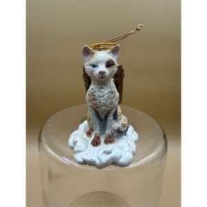 Vintage Winged Cat Angel Christmas Ornament Decoration‎